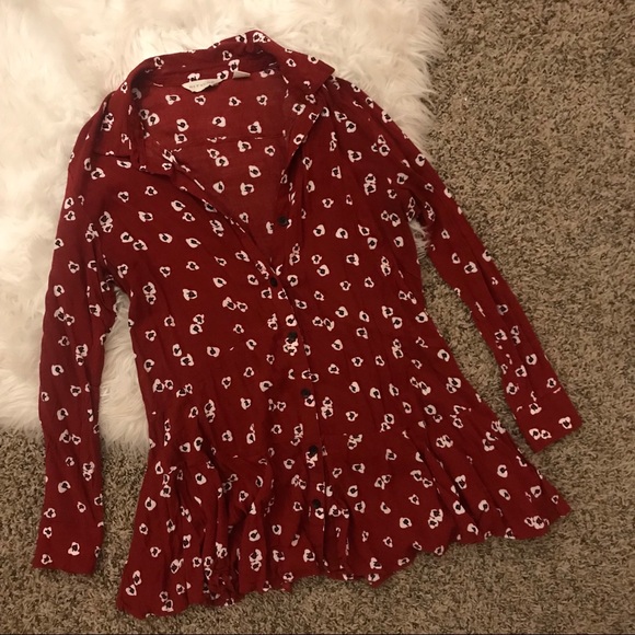 Anthropologie Tops - Anthropologie Button Up Tunic